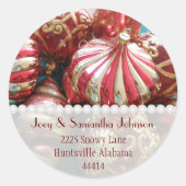 Aufkleber für Ornamenadresse (Vorderseite)