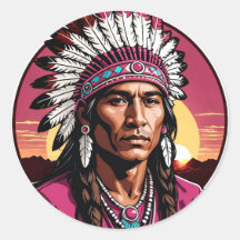Aufkleber für Osage-Amerikanische Ureinwohner