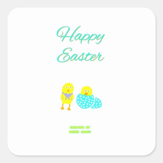 Aufkleber für Osterhüllen (Vorderseite)
