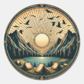 Aufkleber für Outdoorwanderungen (Vorderseite)