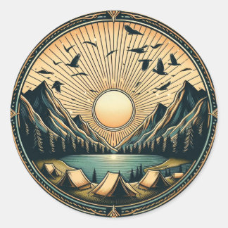 Aufkleber für Outdoorwanderungen