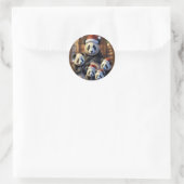 Aufkleber für Panda-Bären (Tasche)