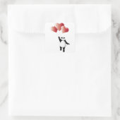Aufkleber für Panda und Balloons (Tasche)