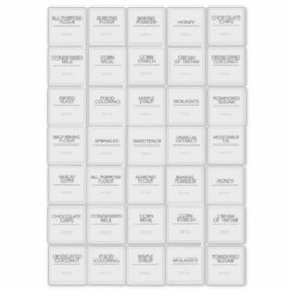 Aufkleber für Pantry-Etiketten