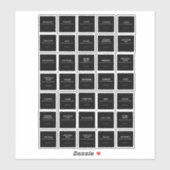 Aufkleber für Pantry-Etiketten (Blatt)