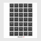 Aufkleber für Pantry-Etiketten (Blatt)