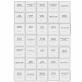 Aufkleber für Pantry-Etiketten