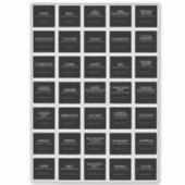 Aufkleber für Pantry-Etiketten (Vorderseite)