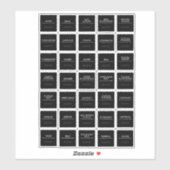 Aufkleber für Pantry-Etiketten (Blatt)