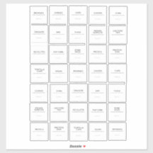 Aufkleber für Pantry-Etiketten