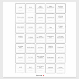 Aufkleber für Pantry-Etiketten