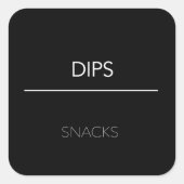 Aufkleber für Pantry-Etiketten (Vorderseite)