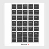 Aufkleber für Pantry-Etiketten (Blatt)