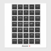 Aufkleber für Pantry-Etiketten (Blatt)