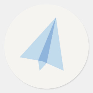 Aufkleber für Papierflugzeuge