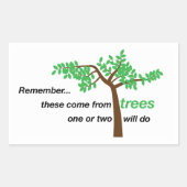 Aufkleber für Papierhandtuchhalter (Vorderseite)