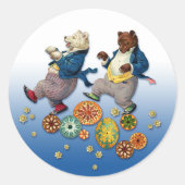 Aufkleber für Party-Bären (Vorderseite)