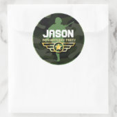 Aufkleber für Party im militärischen Stil (Tasche)