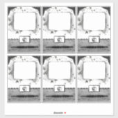 Aufkleber für Party oder Individuelle Namen (Blatt)