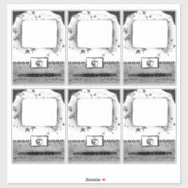 Aufkleber für Party oder Individuelle Namen