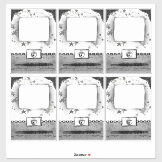 Aufkleber für Party oder Individuelle Namen (Blatt)