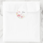 Aufkleber für personalisierte Blume (Tasche)