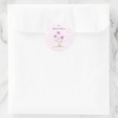 Aufkleber für personalisierte Floral (Tasche)