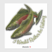 Aufkleber für Personalisierte Gone Fishing Decals (Blatt)