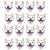 Aufkleber für Personalisierte Hunde (Vorderseite)