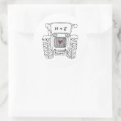 Aufkleber für personalisierte Länder (Tasche)