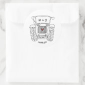 Aufkleber für personalisierte Länder (Tasche)