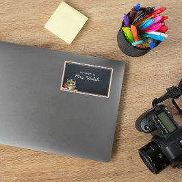 Aufkleber für Personalisierte Lehrer im Wischtuch