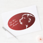 Aufkleber für Personalisierte Pup Dog Sticker für (Umschlag)