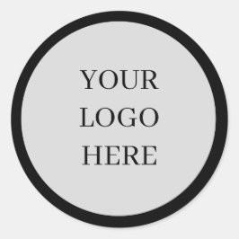 Aufkleber für Personalisierte Round-Business-Logos