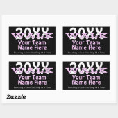 Aufkleber für personalisierte Wohltätigkeit (Blatt)