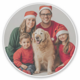 Aufkleber für personalisiertes Foto