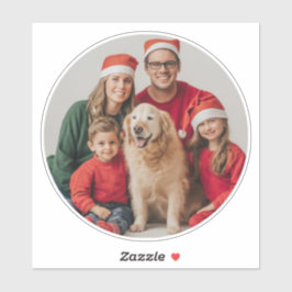 Aufkleber für personalisiertes Foto