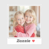 Aufkleber für Personalisiertes Foto Foto (Blatt)
