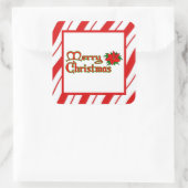 Aufkleber für Pfefferminzstreifen (Tasche)