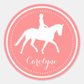 Aufkleber für Pferde und Individuelle Namen (Vorderseite)