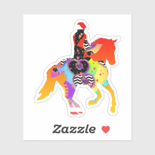 Aufkleber für Pferde und Reiter (Blatt)