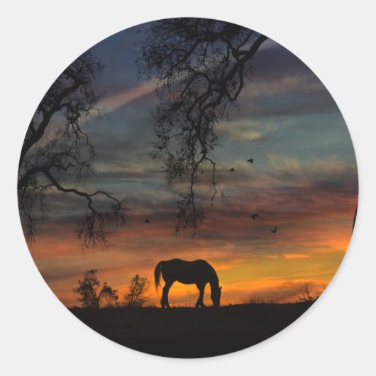 Aufkleber für Pferde und Vögel (Vorderseite)