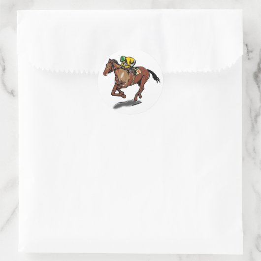 Aufkleber für Pferderennen (Tasche)