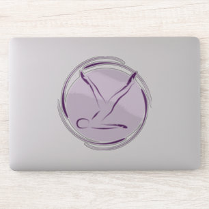 Aufkleber für Pilates-Pose