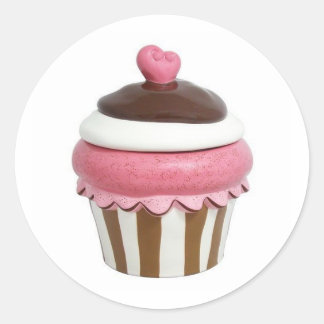 Aufkleber für Pink und Schokolade