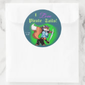Aufkleber für Piraten-Schwänze (Tasche)