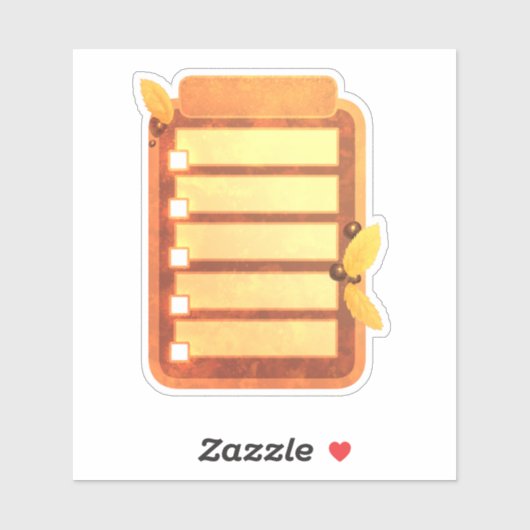 Aufkleber für Plannenfallaufkleber zum Auflisten v (Blatt)