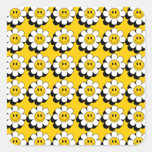 Aufkleber für Plural-Smiley-Blume