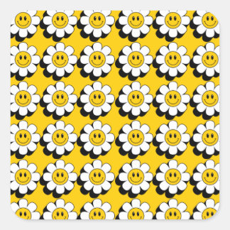 Aufkleber für Plural-Smiley-Blume