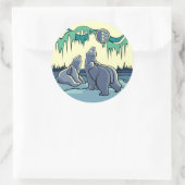 Aufkleber für Polar Bären Naturkunde Sticker & Ges (Tasche)